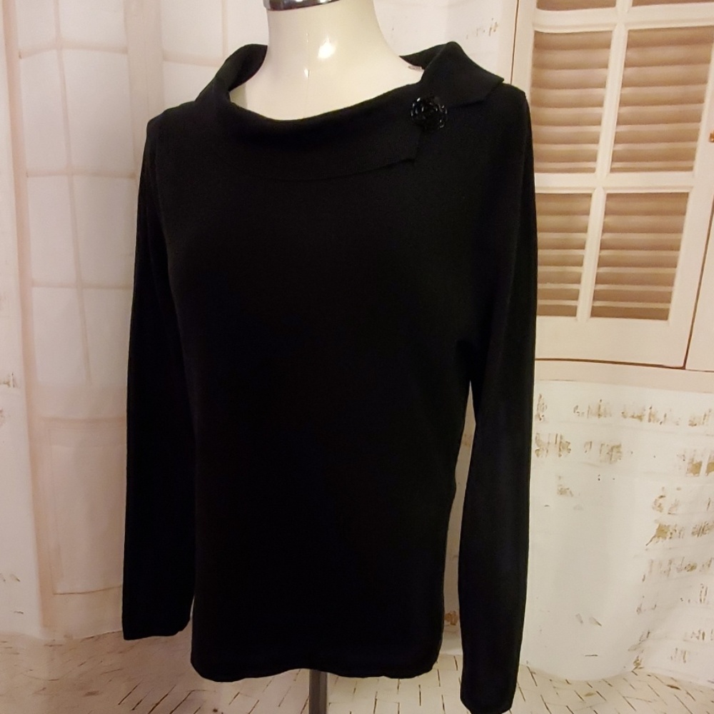 John Paul Richard sweater with sequins.